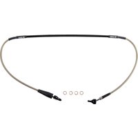 S01-1-035/P - Moose Racing Stainless Steel Braided Brake Hose For Suzuki RM85 2005-2012 Front - Silver