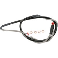 Y01-1-043/P-CL - Moose Racing Stainless Steel Braided Brake Hose For Yamaha WR400F 1998 Front - Silver