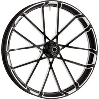 Image of 10101-204-6008 - Arlen Ness Procross Forged Aluminium Wheel For Harley Davidson FLH 1868 2021 21x3.5 Front - Black