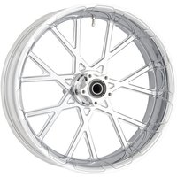 Image of 10102-203-6501 - Arlen Ness Procross Forged Aluminium Wheel For Harley Davidson FLHR 1584 2009 18x5.5 Rear - Chrome/Silver