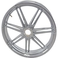 Image of 71-533 - Arlen Ness 7-Valve Forged Billet Rim For Indian Challenger 108 2020-2022 21x3.5 Front - Chrome/Silver