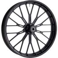 Image of 71-541 - Arlen Ness Y-Spoke Rim For Indian Chief 111 2014-2020 21x3.5 Front - Black/Semi-Gloss