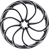 Image of 71-568 - Arlen Ness Drift Forged Wheels For Indian Chief 111 2014-2020 21x3.5 - Black