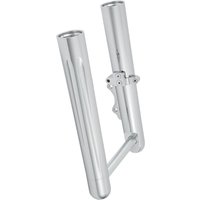 Image of 06-512 - Arlen Ness Dual-Disc Hot Legs Fork Legs For Harley Davidson FLHR 1450 2000-2002 Lower - Chrome