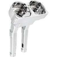 Image of 520-033 - Arlen Ness Method Kickback Handlebar Riser For Harley Davidson FLHRXS 1868 2024 25.5 cm (10") Rise - Chrome