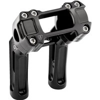 Image of 520-055 - Arlen Ness Method Kickback Handlebar Riser For Harley Davidson FXBB 1750 2018-2020 - Black