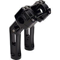 Image of 520-055 - Arlen Ness Method Kickback Handlebar Riser For Harley Davidson FXBB 1750 2018-2020 - Black