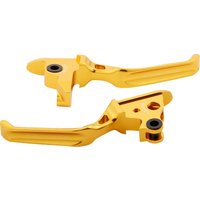 Image of 530-031 - Arlen Ness Method Lever Set For Harley Davidson FLH 1868 2021 - Gold