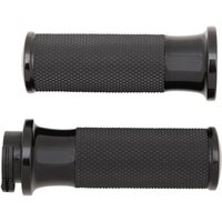 Image of 07-321 - Arlen Ness Fusion Smooth Grips For Harley Davidson FL 1200 1976-1977 - Black