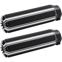 Image of 07-124 - Arlen Ness Ness-Tech 10-Gauge Comfort Grips For Harley Davidson FL 1200 1976-1977 - Black