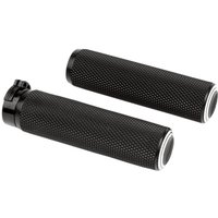 Image of 07-308 - Arlen Ness Fusion Dual Ring Grips For Harley Davidson FL 1200 1976-1977 - Black