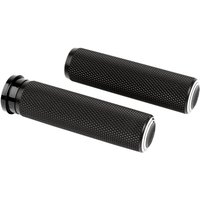 Image of 07-310 - Arlen Ness Fusion Dual Ring Grips For Harley Davidson FLDE 1750 2018-2020 - Black