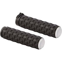 Image of 07-353 - Arlen Ness Air Trax Grips For Harley Davidson FLD 1690 2012-2013 - Black/Chrome