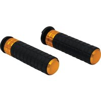 Image of 500-020 - Arlen Ness SpeedLiner Grips For Harley Davidson FLDE 1750 2018-2020 - Black/Gold