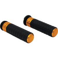 Image of 500-018 - Arlen Ness SpeedLiner Grips For Harley Davidson FLD 1690 2012-2013 - Black/Gold