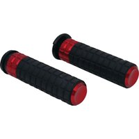 Image of 500-021 - Arlen Ness SpeedLiner Grips For Harley Davidson FLDE 1750 2018-2020 - Black/Red