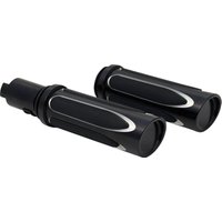 500-069 - Arlen Ness Deep Cut Comfort Series Grips For Harley Davidson FLHX 1923 2024 - Black