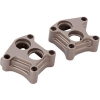 12-575 - Arlen Ness 10 Gauge Lifter Block Covers For Harley Davidson FLD 1690 2012-2013 - Titanium
