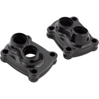 12-584 - Arlen Ness 10 Gauge Lifter Block Covers For Harley Davidson FLDE 1750 2018-2020 - Black/Black Anodized