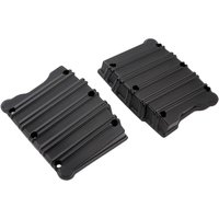 Image of 18-256 - Arlen Ness 10 Gauge Rocker Box Top Covers For Harley Davidson FLD 1690 2012-2013 - Black