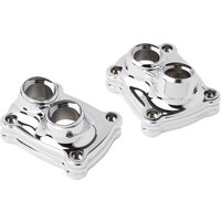 12-582 - Arlen Ness 10 Gauge Lifter Block Covers For Harley Davidson FLFBS 1868 2022-2024 - Chrome