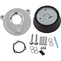 Image of 18-507 - Arlen Ness Big Sucker Air Filter Kit For Harley Davidson FLD 1690 2012-2013 - Chrome