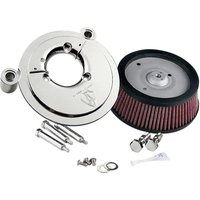 Image of 18-512 - Arlen Ness Big Sucker Air Filter Kit For Harley Davidson FLHR 1584 2008 - Chrome