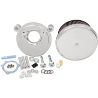 18-790 - Arlen Ness Big Sucker Stage II Air Filter Kit For Harley Davidson FLHR 1340 1994-1998 - Chrome