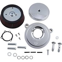 18-322 - Arlen Ness Big Sucker Stage I Air Filter Kit For Harley Davidson FLHR 1340 1994-1998 - Chrome