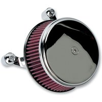 18-323 - Arlen Ness Big Sucker Stage I Air Filter Kit For Harley Davidson FLHRCI 1450 EFI 1999-2001 - Chrome