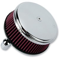 18-324 - Arlen Ness Big Sucker Stage I Air Filter Kit For Harley Davidson XL 1200 C 1996-2020 - Chrome