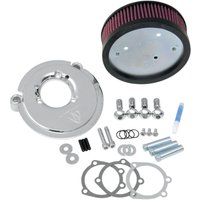 Image of 18-825 - Arlen Ness Big Sucker Air Filter Kit For Harley Davidson XL 1200 C 1996-2020 - Chrome
