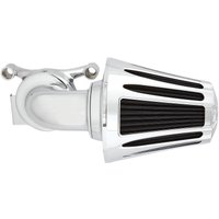 81-019 - Arlen Ness Monster Sucker Air Cleaner Kit For Harley Davidson XL 1200 C 1996-2020 - Chrome
