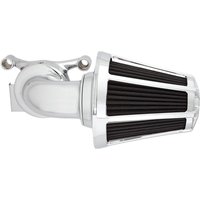 81-018 - Arlen Ness Monster Sucker Air Cleaner Kit For Harley Davidson XL1200C 1996-2020 - Chrome