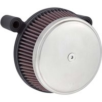18-753 - Arlen Ness Big Sucker Stage I Air Filter Kit For Harley Davidson FLD 1690 2012-2013 - Brushed Stainless