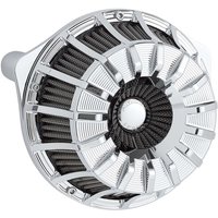 Image of 18-992 - Arlen Ness Inverted Series Air Cleaner Kit For Harley Davidson FLD 1690 2012-2013 - Chrome