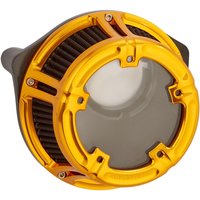 Image of 18-175 - Arlen Ness Method Clear Series Air Cleaner For Harley Davidson FLDE 1750 2018-2020 - Gold
