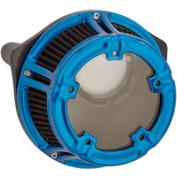 Image of 18-180 - Arlen Ness Method Clear Series Air Cleaner For Harley Davidson FLDE 1750 2018-2020 - Blue