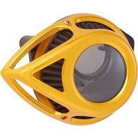 Image of 18-974 - Arlen Ness Clear Tear Air Cleaner Kit For Harley Davidson FLDE 1750 2018-2020 - Gold