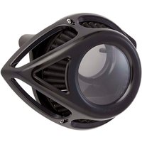 Image of 18-979 - Arlen Ness Clear Tear Air Cleaner Kit For Harley Davidson FLD 1690 2012-2013 - Black