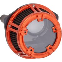 Image of 18-184 - Arlen Ness Method Clear Series Air Cleaner For Harley Davidson FLDE 1750 2018-2020 - Orange
