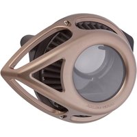 Image of 600-005 - Arlen Ness Clear Tear Air Cleaner Kit For Harley Davidson FLHRC 1584 2008-2010 - Titanium