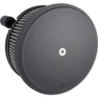 50-820 - Arlen Ness Big Sucker Stage II Air Filter Kit For Harley Davidson FLD 1690 2012-2013 - Black/Wrinkle