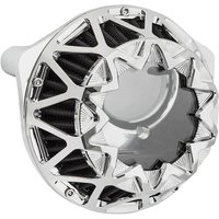 Image of 600-049 - Arlen Ness Crossfire Air Cleaner For Harley Davidson FLHR 1584 2008 - Chrome