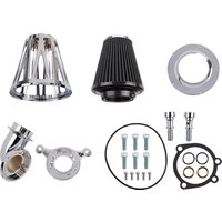600-090 - Arlen Ness Monster Sucker Air Cleaner For Harley Davidson FLD 1690 2012-2013 - Chrome