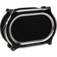 600-186 - Arlen Ness Stage II Air Filter Kit For Harley Davidson FLFBS 1868 2018-2024 - Black/Silver