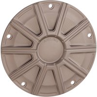 Image of 700-023 - Arlen Ness 10-Gauge Derby Cover For Harley Davidson FLD 1690 2012-2013 - Titanium Anodized
