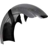 Image of 210-025 - Arlen Ness Wrapper Fender For Harley Davidson FLH 1868 2021 53 cm (21") Front - Black