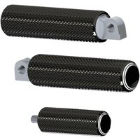 Image of 07-934 - Arlen Ness Fusion Male-Mount Footpegss For Harley Davidson FLD 1690 2012-2013 - Aluminum/Black