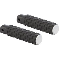 Image of 07-962 - Arlen Ness Fusion Male-Mount Footpegss For Harley Davidson FLD 1690 2012-2013 - Black/Chrome